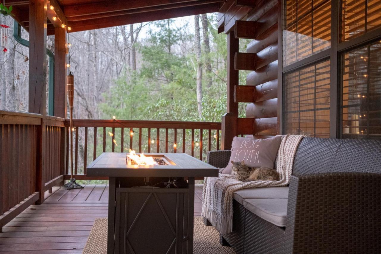 Three Dog Night - Pet-Friendly Cabin With Hot Tub Villa บลูริดจ์ ภายนอก รูปภาพ
